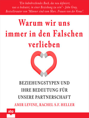 cover image of Warum wir uns immer in den Falschen verlieben--Beziehungstypen und ihre Bedeutung für unsere Partnerschaft (Ungekürzt)